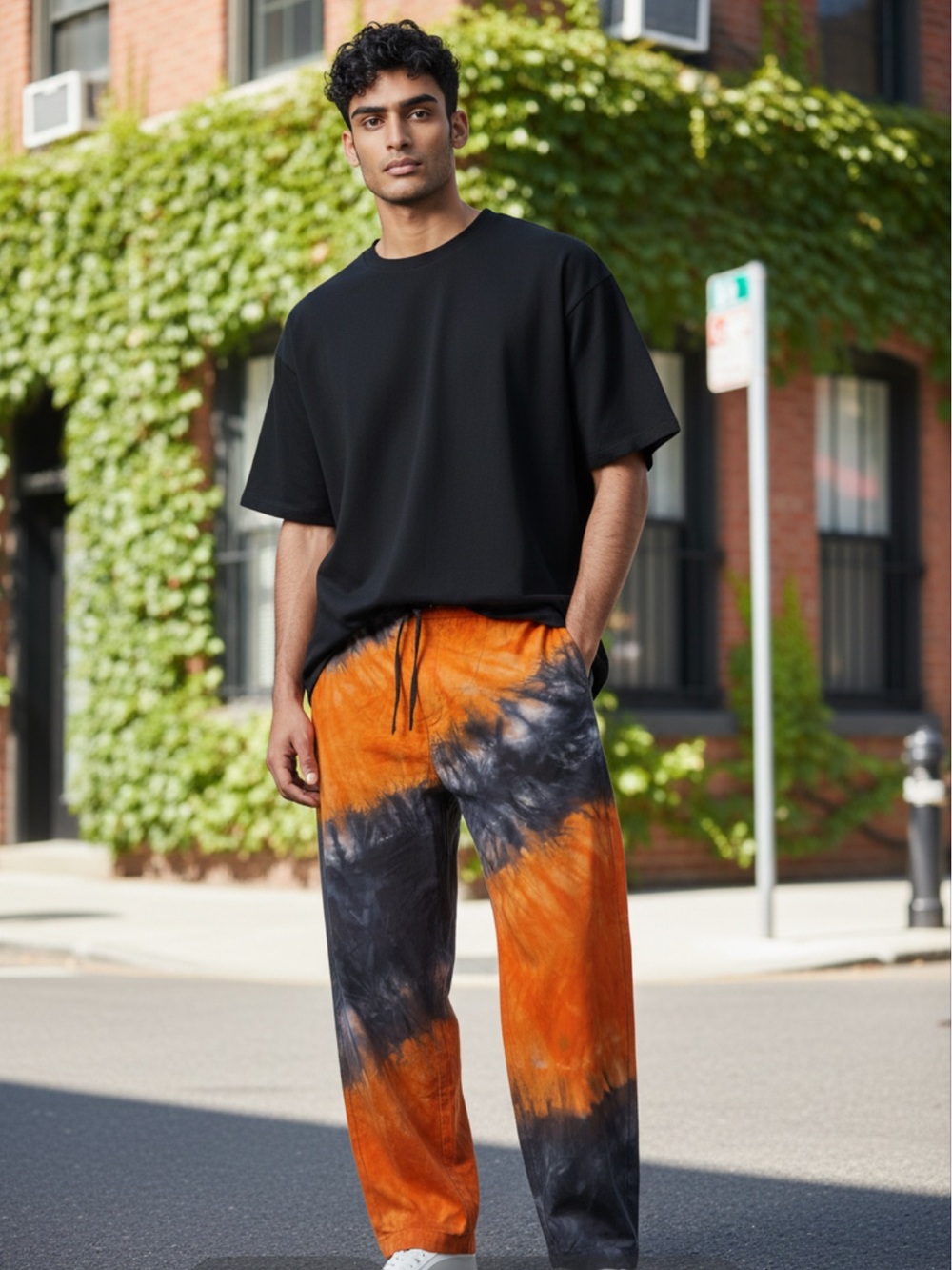 THINK TANK tie dye pants